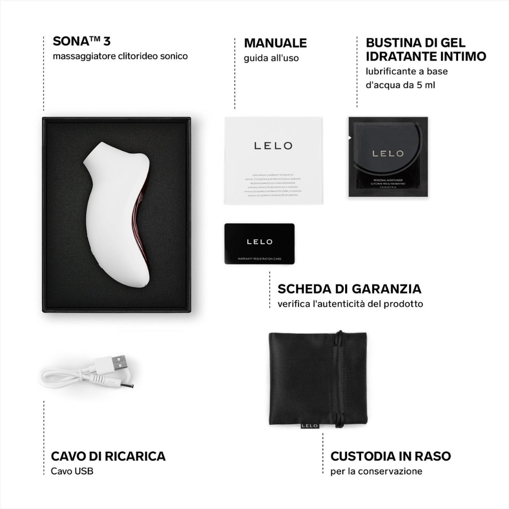 LELO - SONA 3 MASSAGGIATORE CLITORIDEO SONICO