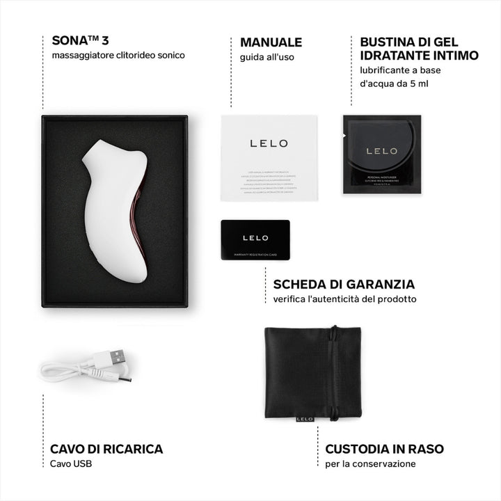 LELO - SONA 3 MASSAGGIATORE CLITORIDEO SONICO