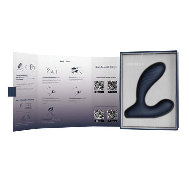 SVAKOM - VICK NEO 2 VIBRATORE ANALE CON TELECOMANDO
