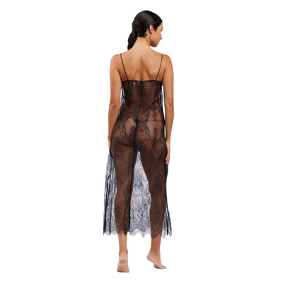 VIVIS - SOTTOVESTE IN PIZZO NERO