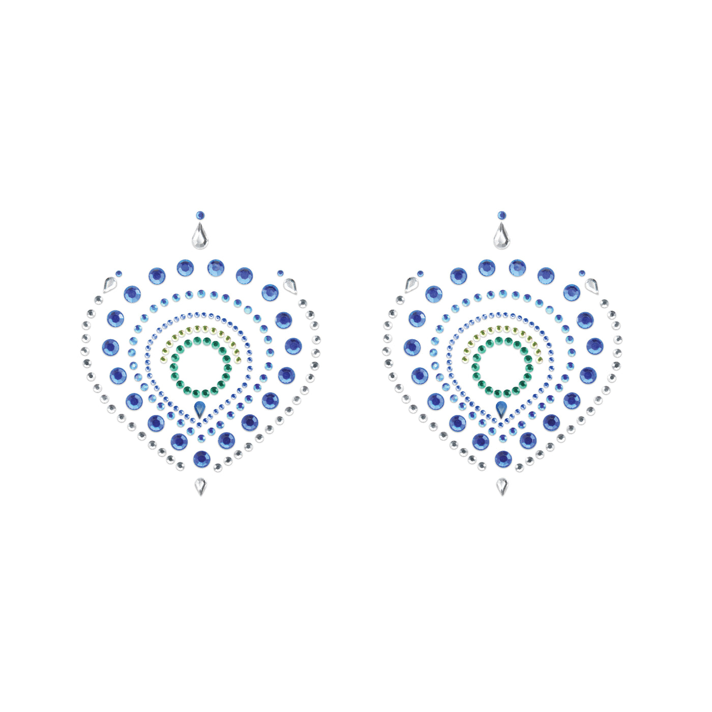 BIJOUX INDISCRETS - BLUE AND GREEN BODY DECORATIONS