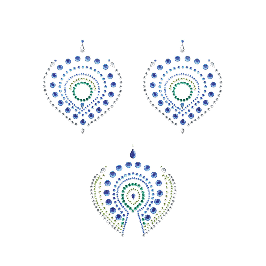BIJOUX INDISCRETS - BLUE AND GREEN BODY DECORATIONS