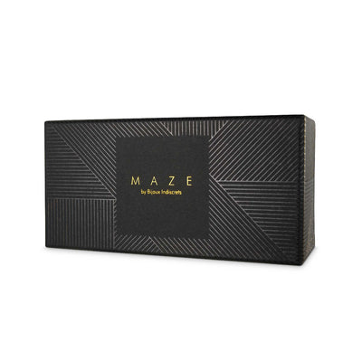 MAZE - COLLARE IN ECOPELLE NERO