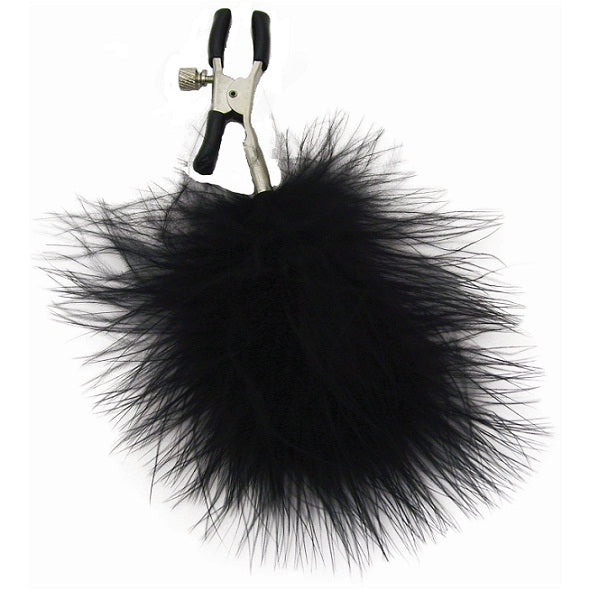 S&M - NIPPLE CLAMPS WITH FEATHER