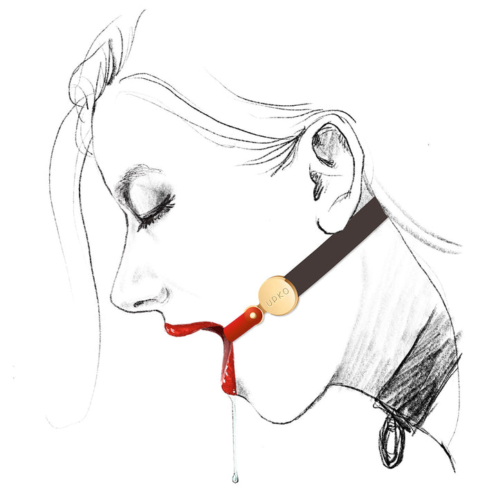 UPKO - GAG INVISIBILE CON CINTURINO NERO