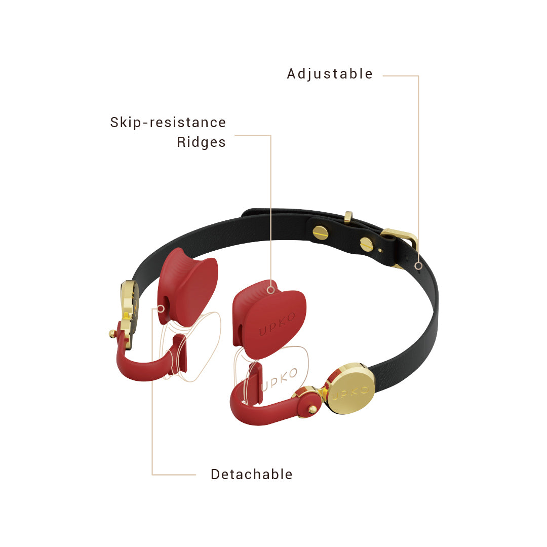 UPKO - GAG INVISIBILE CON CINTURINO NERO