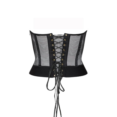 CADOLLE - MINI CORSET IN SHEER