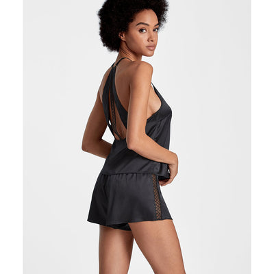 AUBADE - SILK DESIRE SHORTS NERI