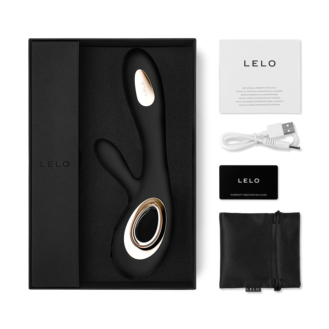 LELO - SORAYA BLACK WAVE RABBIT WITH MOVEMENT