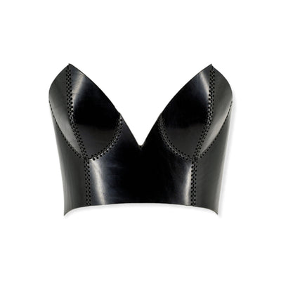 0770 - CORSETTO MINIMAL IN PELLE