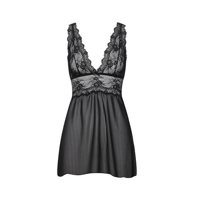CADOLLE - GRACE BABYDOLL IN CHIFFON E PIZZO