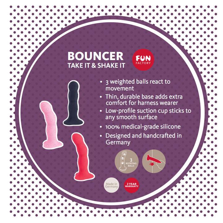 FUN FACTORY - BLACK DILDO BOUNCER