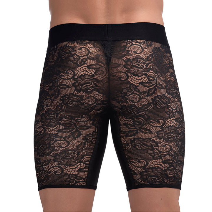 MENAGERIE - PANTALONCINO IN PIZZO NERO