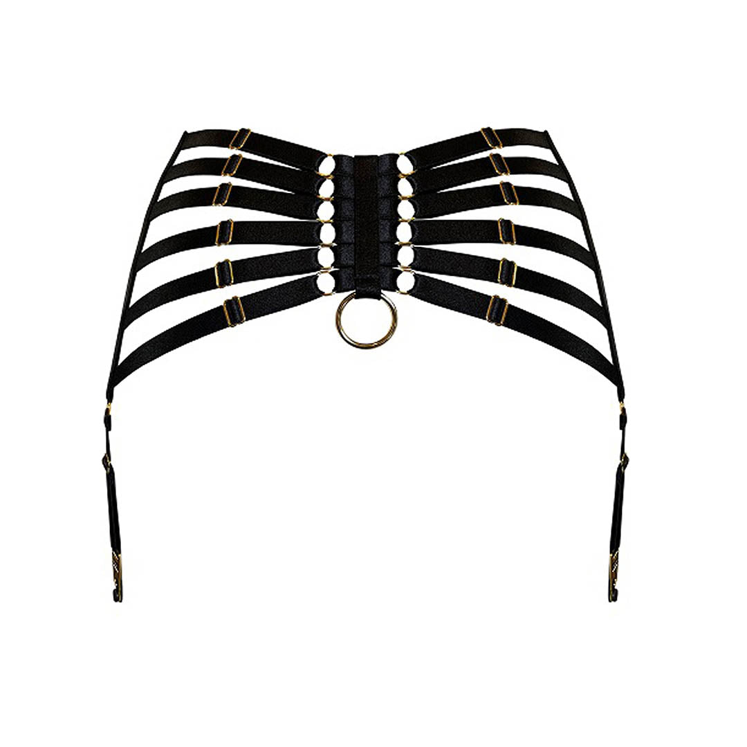 BORDELLE - WEBBED SUSPENDER CON STRINGHE