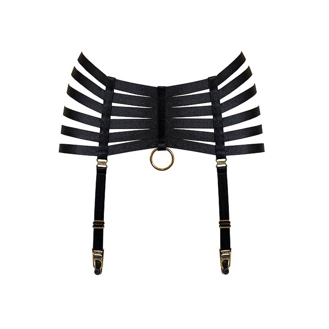 BORDELLE - WEBBED SUSPENDER CON STRINGHE