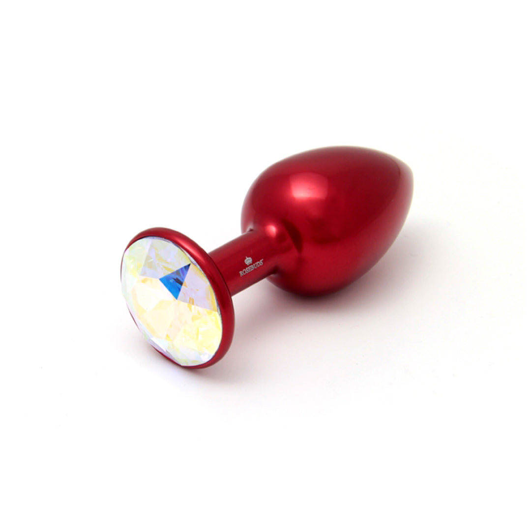 ROSEBUDS - MEDIUM RED ALUMINUM ANAL PLUG