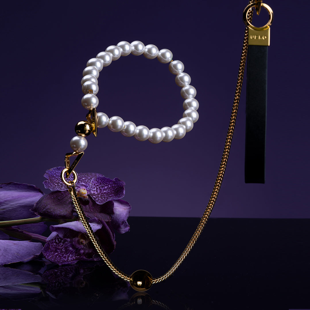 UPKO - PEARL NECKLACE/COLLAR & LEASH