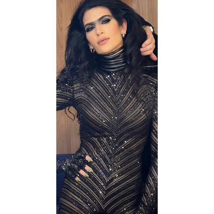 HIGH SOFT LEATHER COLLAR BLACK 