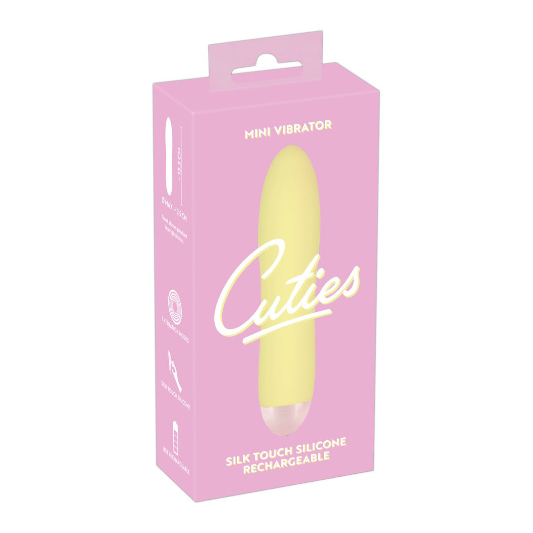 CUTIES - YELLOW MINI VIBRATOR