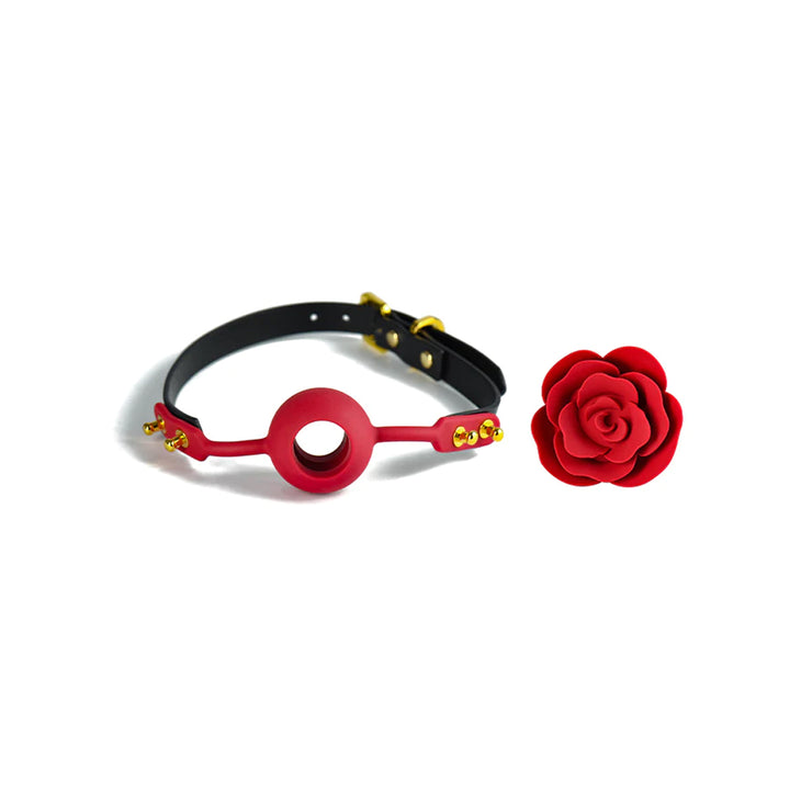 UPKO - GAG IN SILICONE CON ROSA