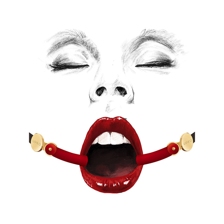 UPKO - GAG INVISIBILE CON CINTURINO NERO