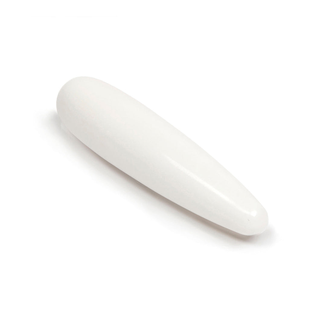 CHAKRUBS - WHITE JASPER DILDO 