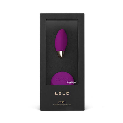 LELO - LYLA 2 VIBRATING DEEP ROSE EGG WITH REMOTE CONTROL