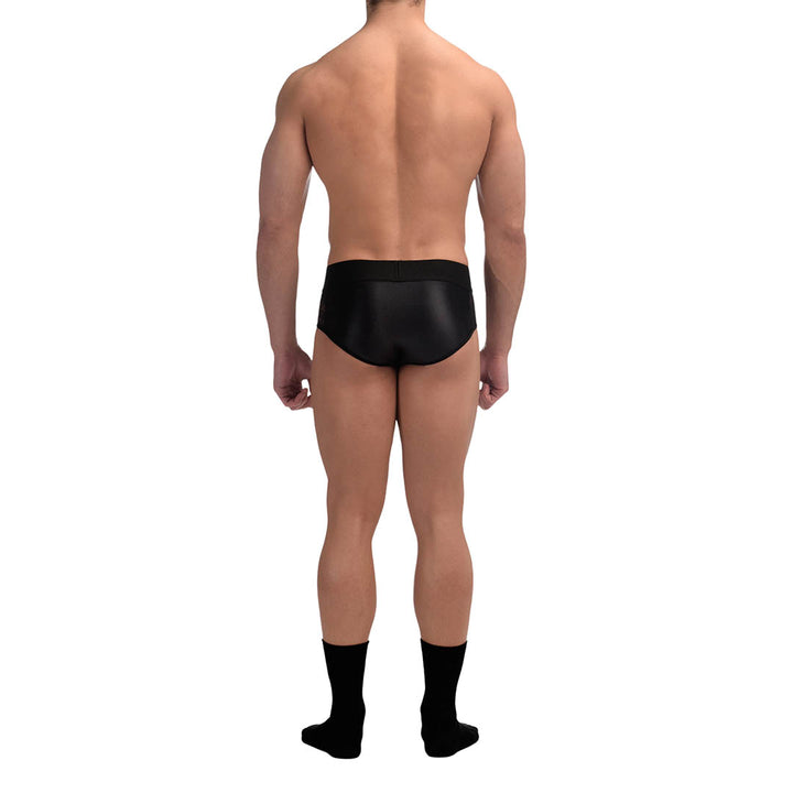 MENAGERIE - SLIP CLASSICO IN PIZZO NERO