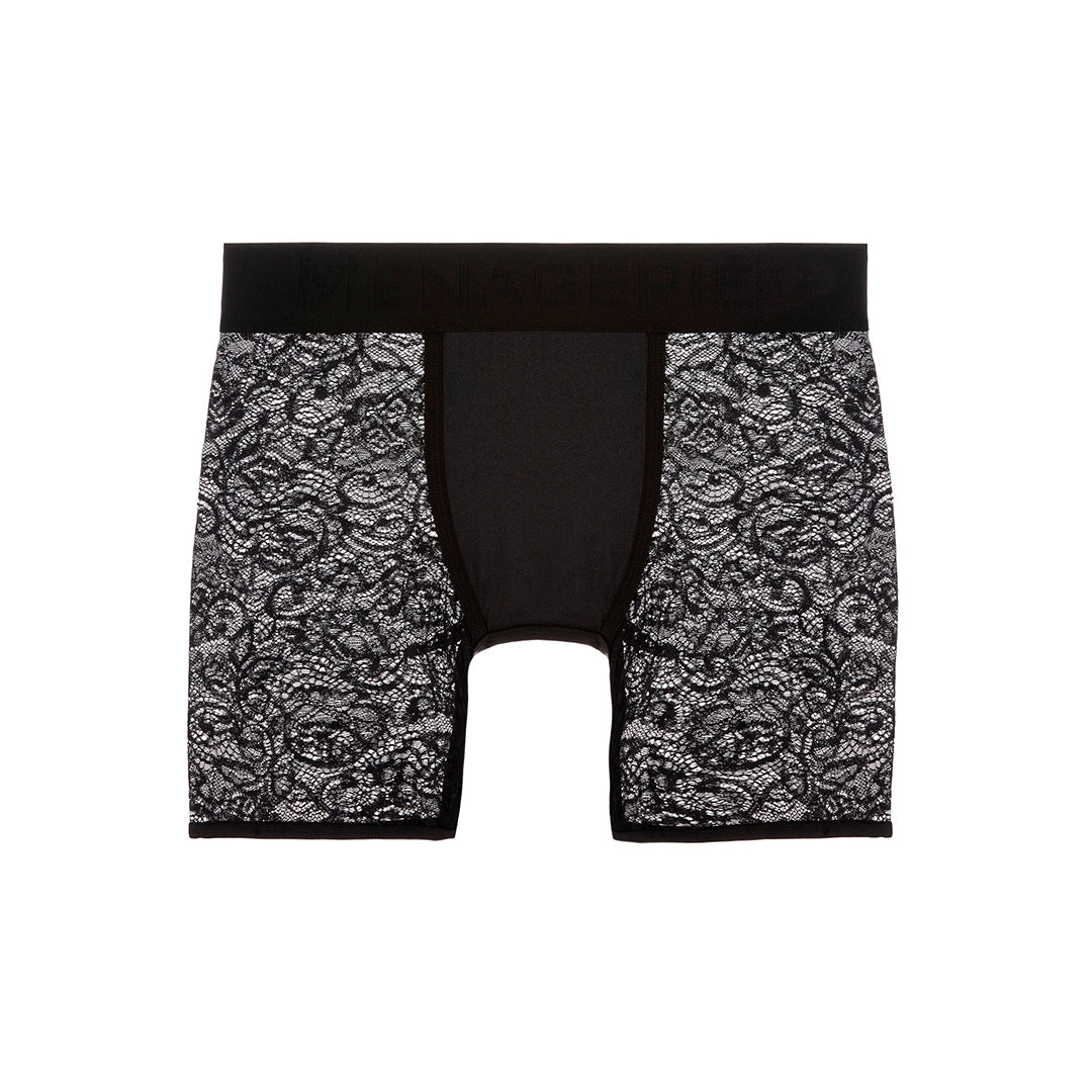 MENAGERIE - BOXER CLASSICO IN PIZZO NERO