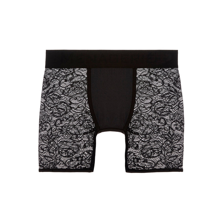 MENAGERIE - BOXER CLASSICO IN PIZZO NERO