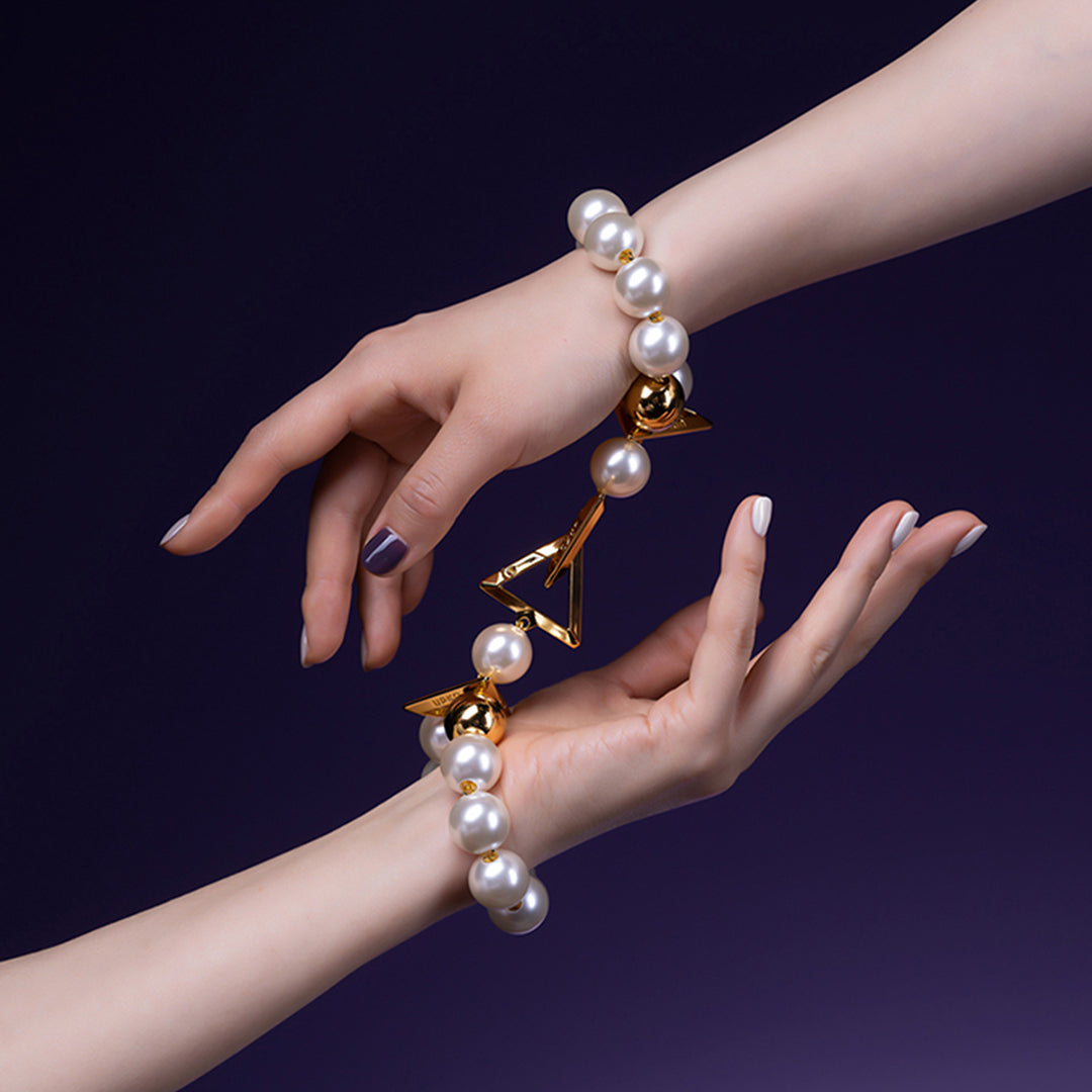 UPKO - PEARL BRACELET SET & LEASH