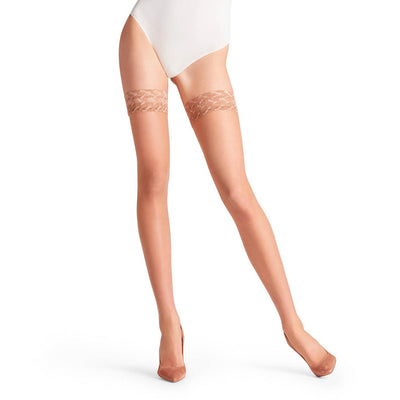 FALKE - SHELINA STAY UPS WITH DECORATIVE LACE