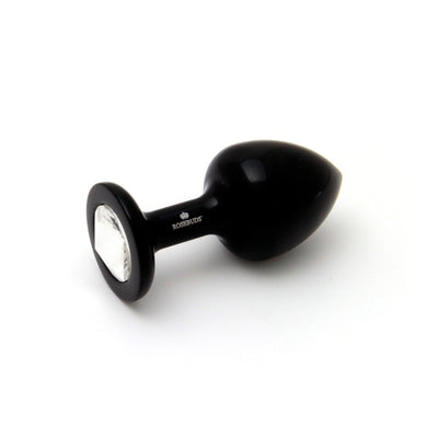 ROSEBUDS - BLACK MINI ANAL PLUG IN ALUMINUM