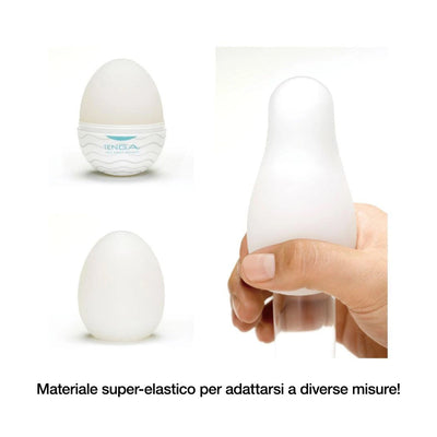 TENGA - WAVY EGG MAN MASTURBATOR