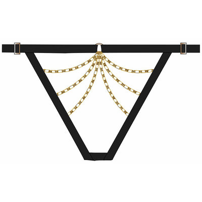 BOITE A DESIR - MINI SLIP CON CATENINE DORATE