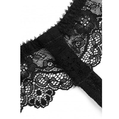 CADOLLE - ANIA BLACK LACE THONG 