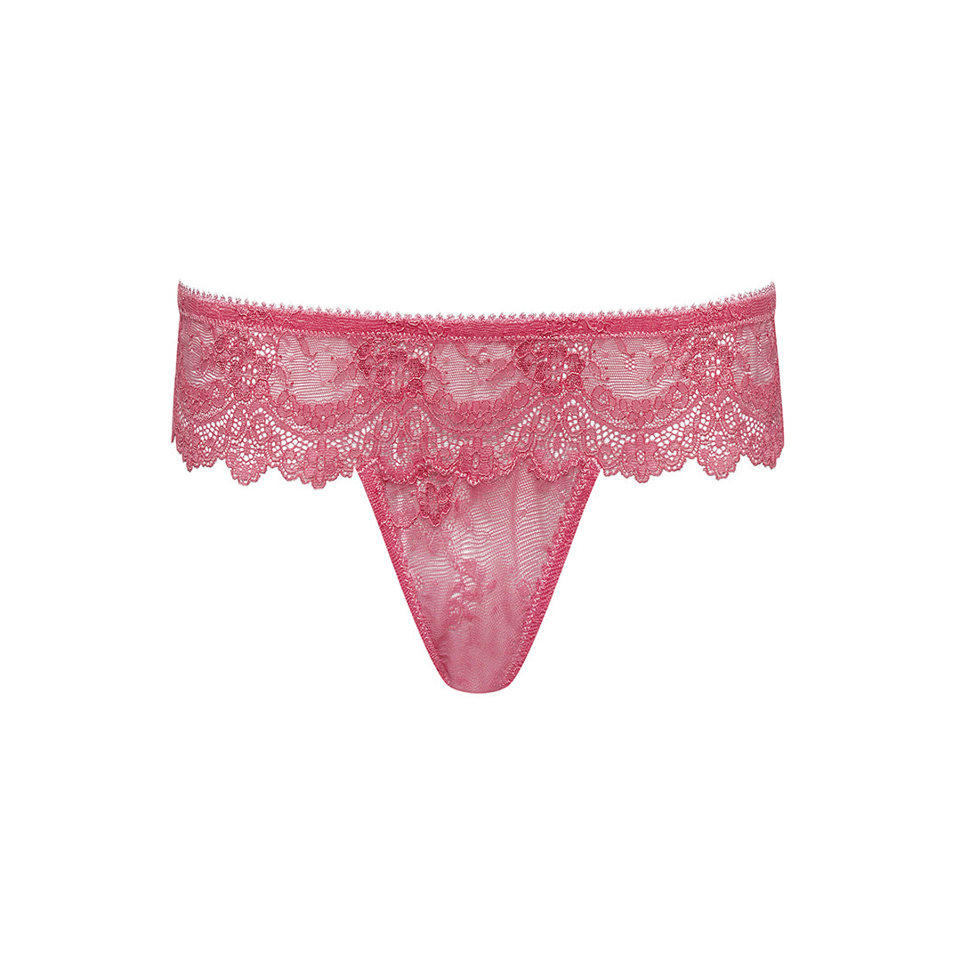 CADOLLE - ANIA PINK LACE THONG