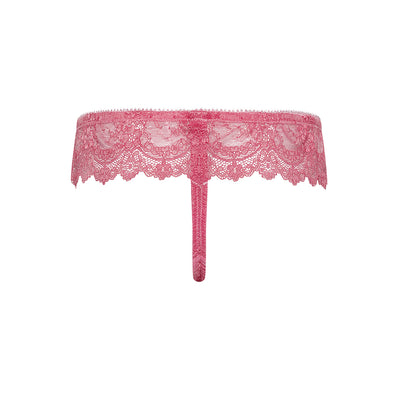 CADOLLE - ANIA PINK LACE THONG