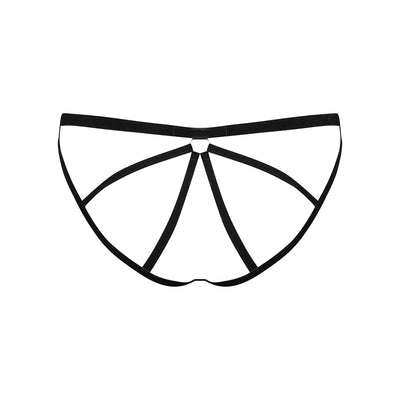 MAISON CLOSE - SLIP NUDE IN BLACK VELVET