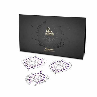 BIJOUX INDISCRETS - PURPLE AND SILVER BODY DECORATIONS