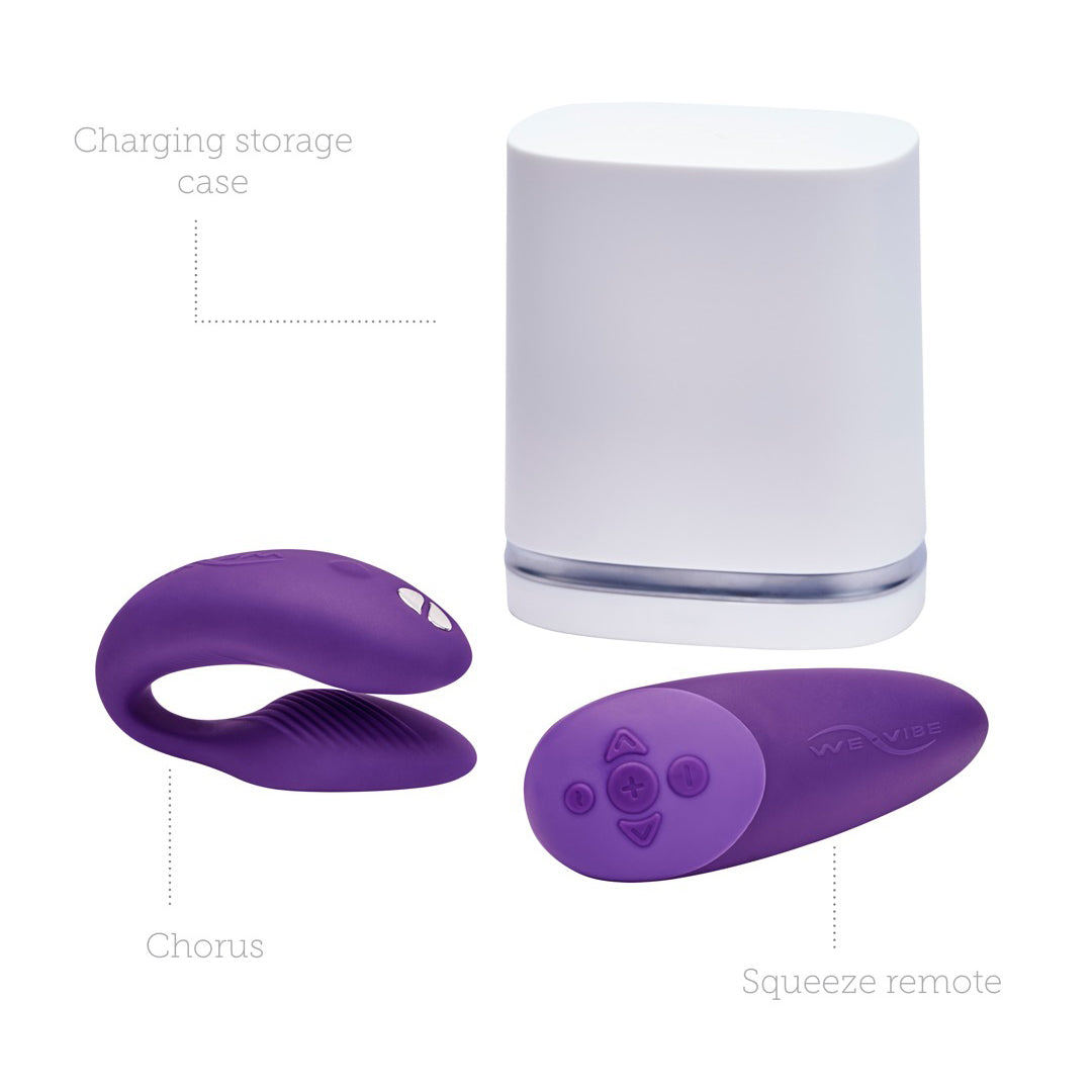 WE VIBE CHORUS -  PURPLE VIBRATOR FOR COUPLES WITH APP