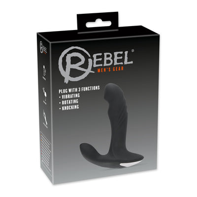 REBEL - VIBRATORE PROSTATICO CON STIMOLATORE DEL PERINEO