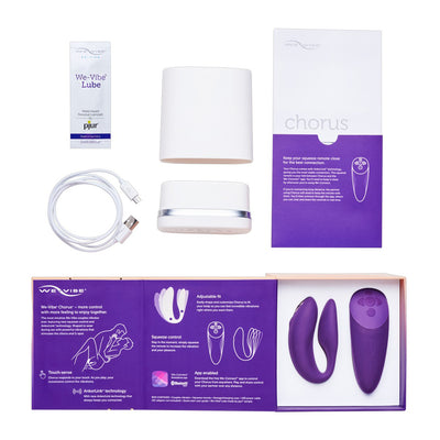 WE VIBE CHORUS -  PURPLE VIBRATOR FOR COUPLES WITH APP