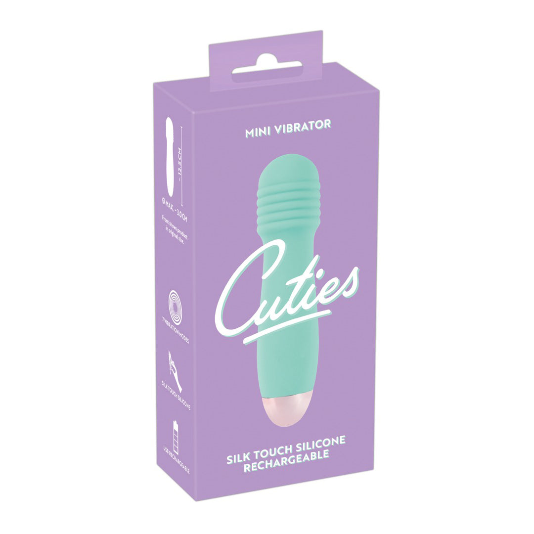 CUTIES - MINI VIBRATORE VERDE CHIARO
