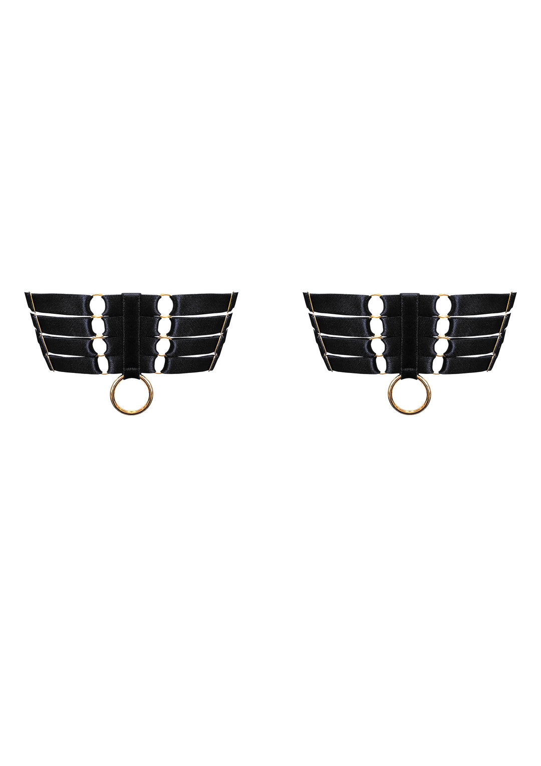 BORDELLE - SIGNATURE WEBBED GARTERS (PAIR)
