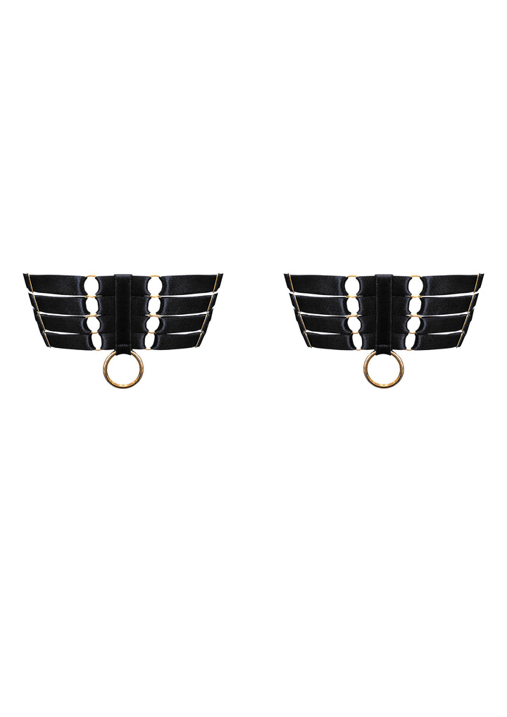 BORDELLE - SIGNATURE WEBBED GARTERS (PAIR)