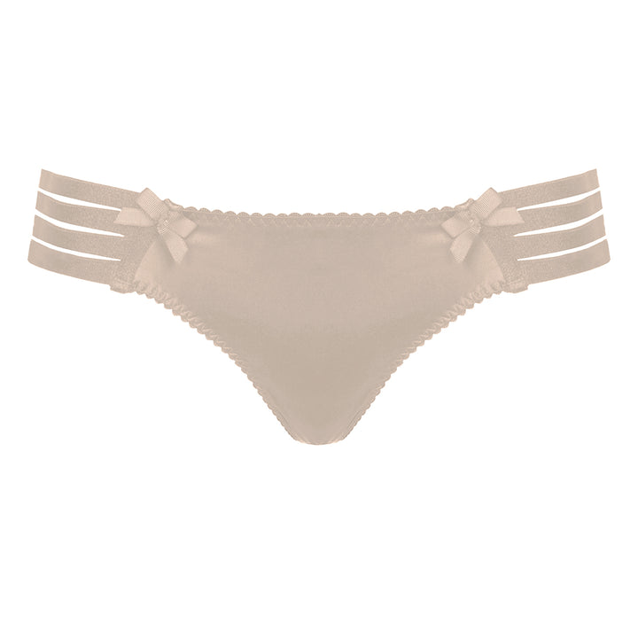BORDELLE - TANGA REGOLABILE CARAMELLO