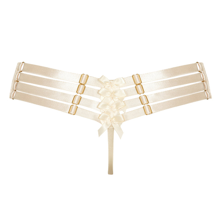 BORDELLE - TANGA REGOLABILE COLOR CREMA